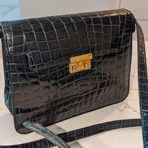 Vintage Browns Crocodile Handbag